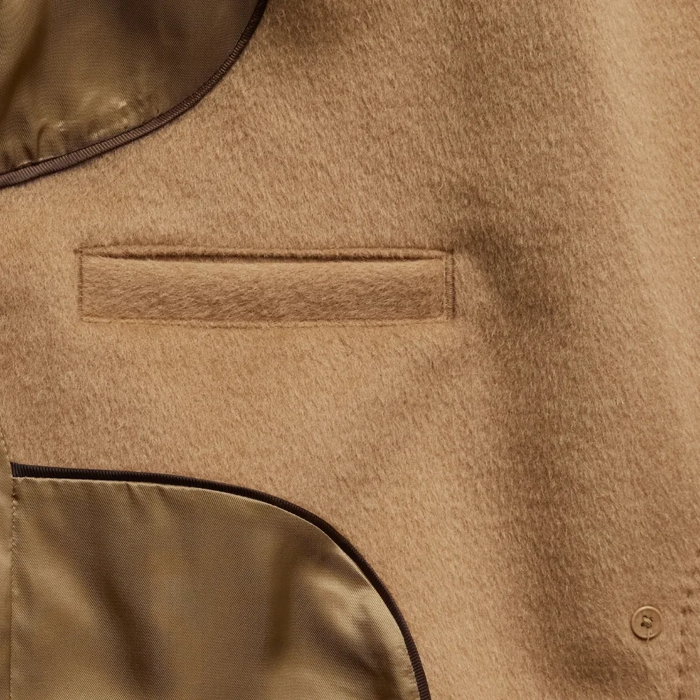COPY - Gorgeous Camel Wool Sunday Coat - Picture 3 of 6